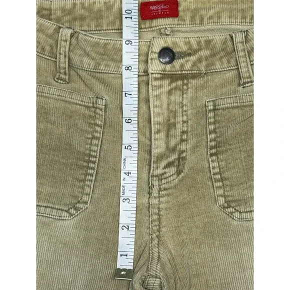 Vintage Mossimo Corduroy Flare Women's Size 13 Pants Faded Olive Beige - Picture 3 of 10